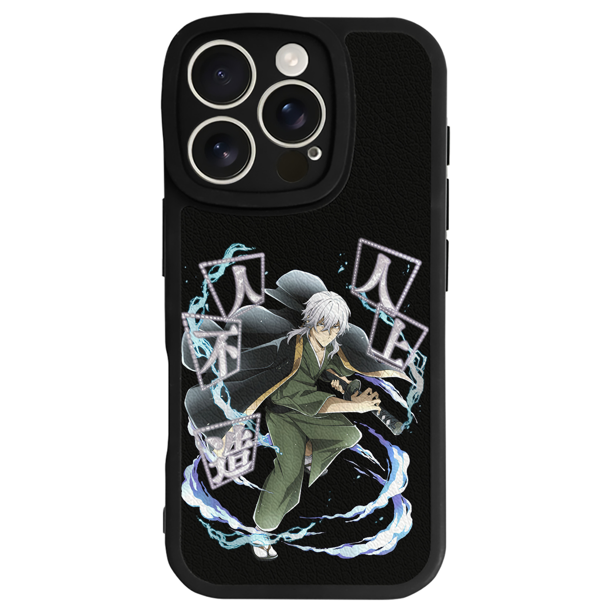 （画像用） 文豪ストレイドッグス Bungo Stray Dogs 【iPhone 16シリーズ対応】シリコンスマホケース（レザー調） 材質：シリコン